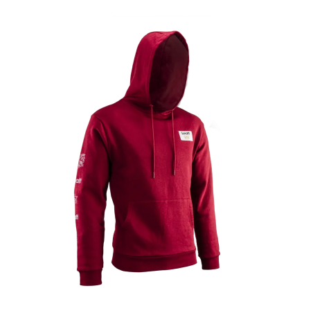 LEATT Hoodie Core S Ruby