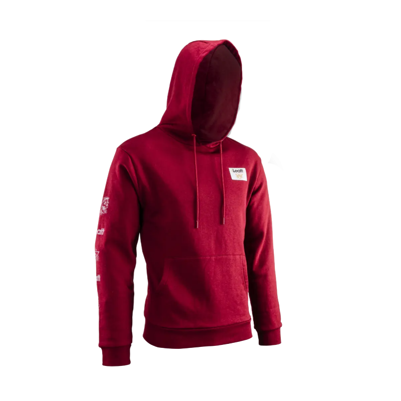 LEATT Hoodie Core M Ruby