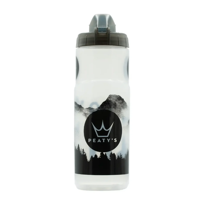 Peaty's x Fidlock Lockin Bottle Mountains Clear 600ml