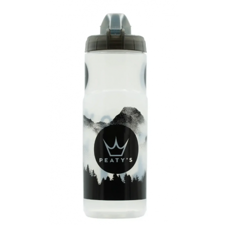 Peaty's x Fidlock Lockin Bottle Mountains Clear 600ml