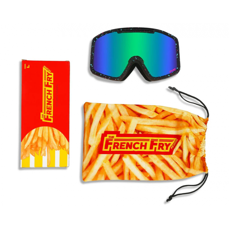 Pit Viper The Midnight French Fry Goggle Blue/Green Lens Large