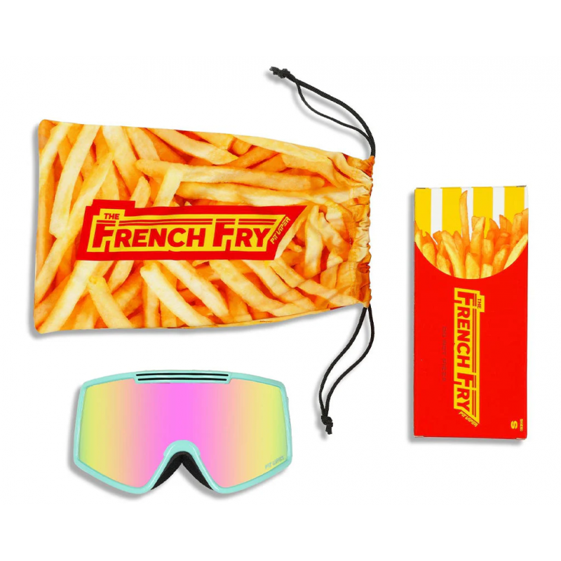 Pit Viper The Spume French Fry Goggle Pink Lens Large
