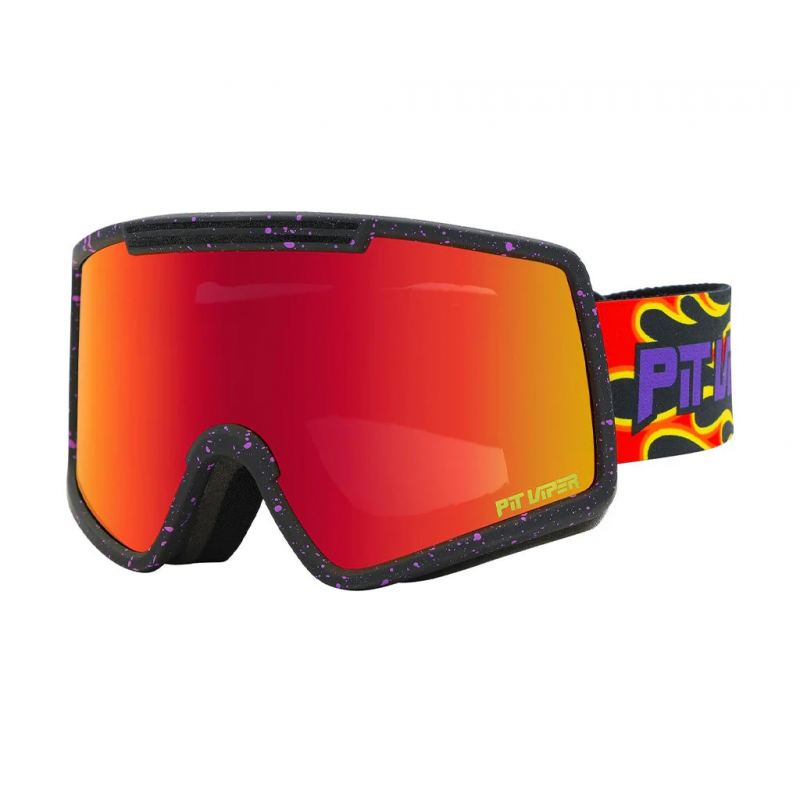 Pit Viper The Combustion French Fry Goggle Red Lens Small