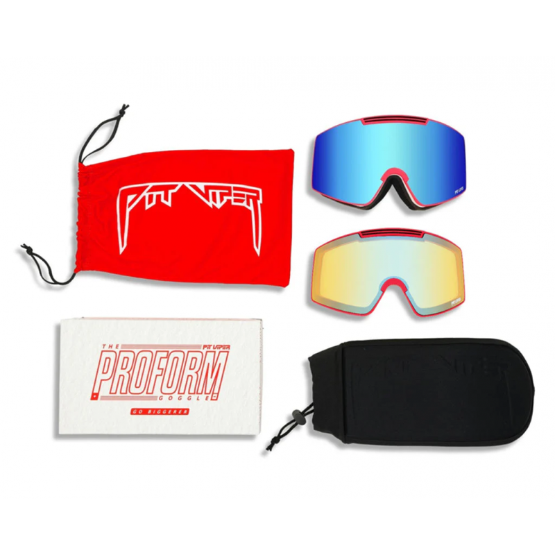 Pit Viper The Roost Rocket Proform Goggle Blue Lens