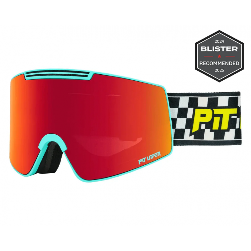 Pit Viper The Snowmachine Proform Goggle Red Lens