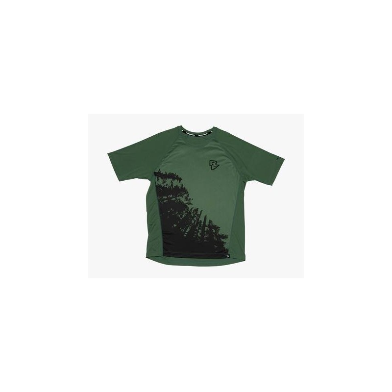 RACE FACE Trigger Short Sleeve Jersey Forest S