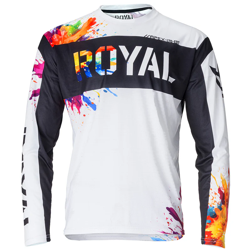 ROYAL APEX JERSEY LS LTD SPLATTER L