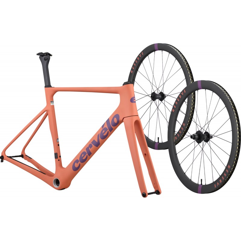 CERVELO SOLOIST Frameset Module Tropic Sunset 54 + Reserve 42|49 TA Wheels