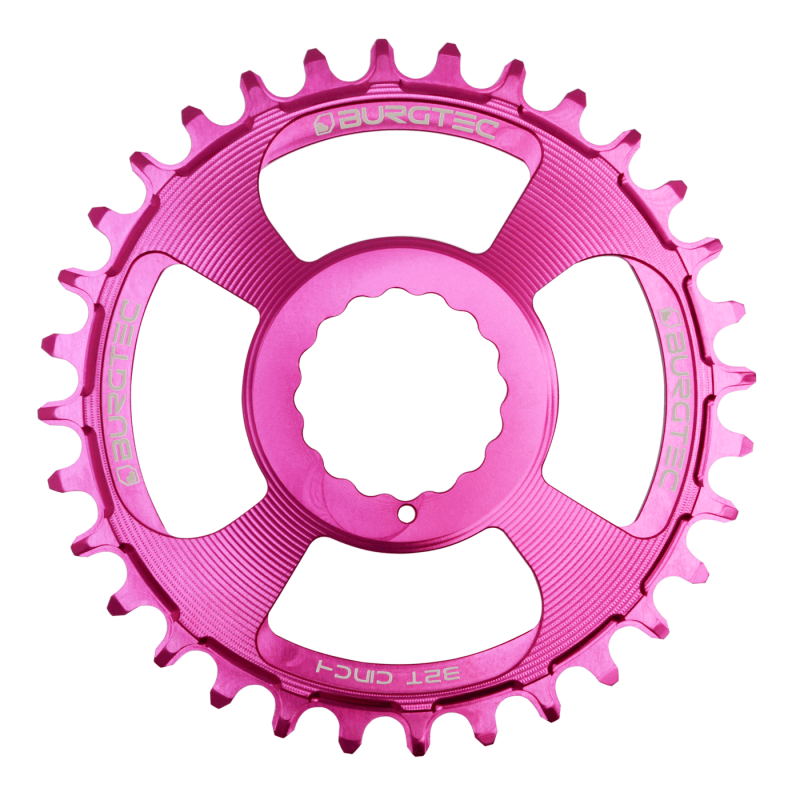 BURGTEC Cinch Thick Thin Chainring ­ 34T ­ Purple Rain