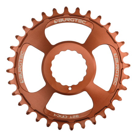 BURGTEC Cinch Thick Thin Chainring ­ 34T ­ Kash Bronze