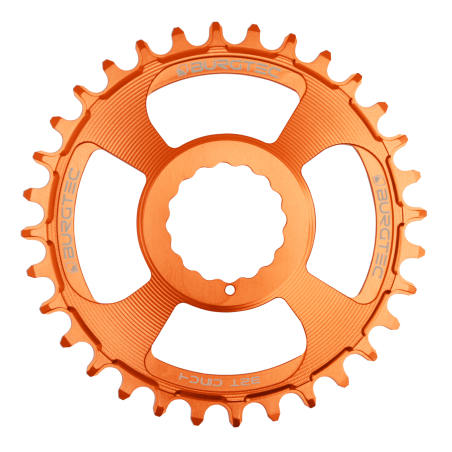 BURGTEC Cinch Thick Thin Chainring ­ 34T ­ Iron Bro Orange