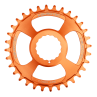 BURGTEC Cinch Thick Thin Chainring ­ 34T ­ Iron Bro Orange