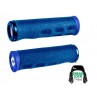 ODI F-1 SERIES DREAD LOCK V2.1 LOCK-ON GRIPS Blue