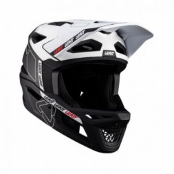 LEATT Helmet MTB Gravity 6.0 Carbon V24 White L 59-60cm