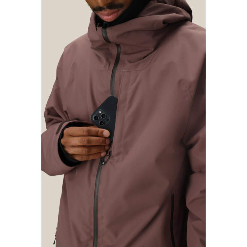 686 Gateway Shell Jacket Red Solar Print