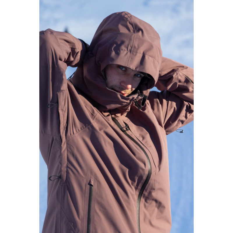 686 Gateway Shell Jacket Red Solar Print