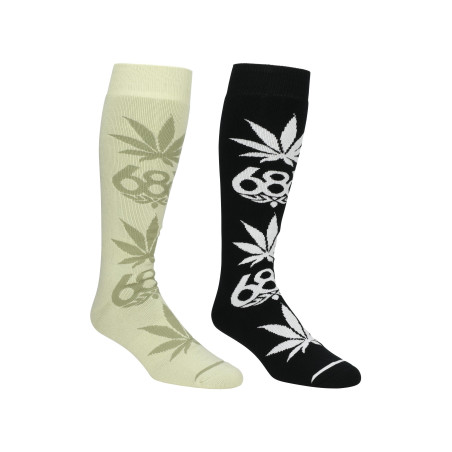 686 Huf Socks 2-Pack Multi
