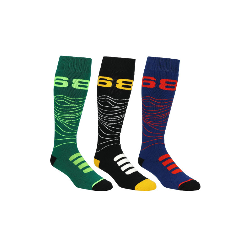 686 Topo Socks 3-Pack Assorted