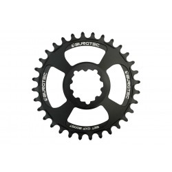 BURGTEC GXP Boost 3mm Offset Thick Thin Chainring ­ Burgtec Black ­ 32T