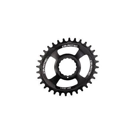 BURGTEC Oval Cinch Thick Thin Chainring ­ Burgtec Black ­ 32T
