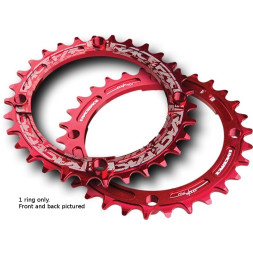 RACE FACE CHAINRING SINGLE NARROW WIDE 104X30 RED