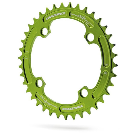 RACE FACE CHAINRING SINGLE NARROW WIDE 104X32 GRN