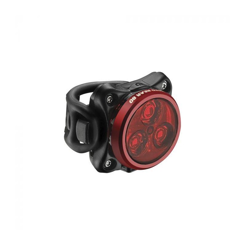 LEZYNE ZECTO DRIVE REAR LIGHT RED Hi Gloss Bicycle Light