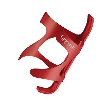 LEZYNE CNC CAGE Aluminum Red Bottle Cage