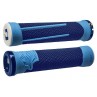 ODI AG2 v2.1 Lock-On Grips Blue/Lt Blue with Blue Clamps