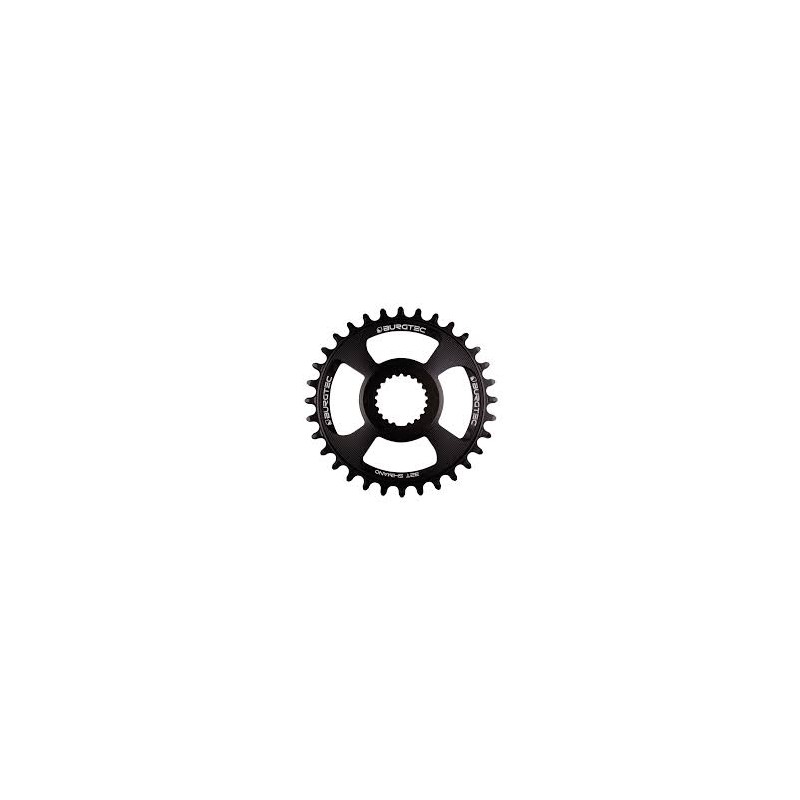 BURGTEC Shimano Direct Mount Thick Thin Chainring - 34T - Burgtec Black