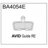 BRAKE AUTHORITY BA4054E - AVID Code R BRAKE PADS ELECTRIC