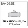 BRAKE AUTHORITY BA4052E - BRAKE PADS ELECTRIC