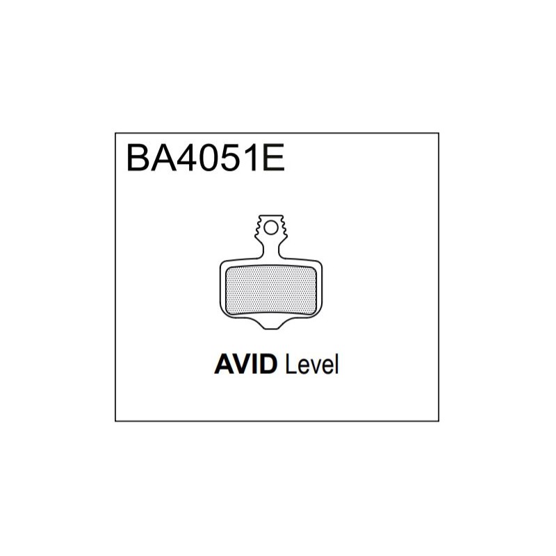 BRAKE AUTHORITY BA4051E - SRAM AVID BRAKE PADS ELECTRIC