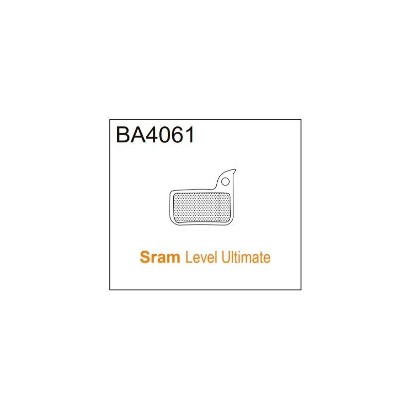 BRAKE AUTHORITY BA4061B - SRAM BRAKE PADS MTB BURLY