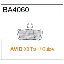 BRAKE AUTHORITY BA4060B - AVID SRAM BRAKE PADS MTB BURLY