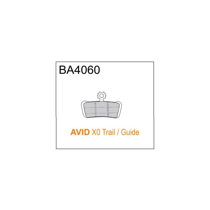 BRAKE AUTHORITY BA4060B - AVID SRAM BRAKE PADS MTB BURLY