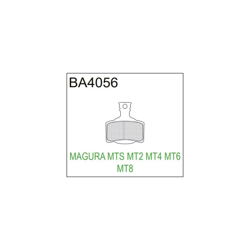 BRAKE AUTHORITY BA4056B - MAGURA BRAKE PADS MTB BURLY