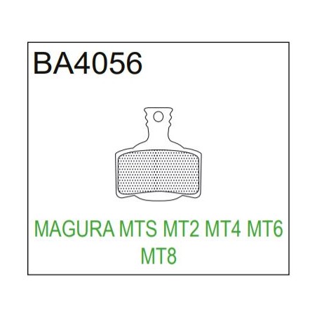 BRAKE AUTHORITY BA4056B - MAGURA BRAKE PADS MTB BURLY