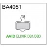 BRAKE AUTHORITY BA4051B - SRAM AVID BRAKE PADS MTB BURLY