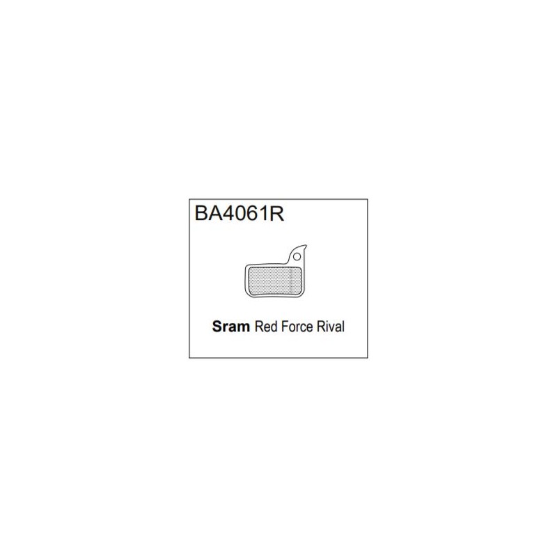 BRAKE AUTHORITY BA4061R - SRAM BRAKE PADS ROAD