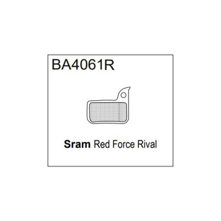 BRAKE AUTHORITY BA4061R - SRAM BRAKE PADS ROAD