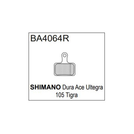 BRAKE AUTHORITY BA4064R - SHIMANO BRAKE PADS ROAD
