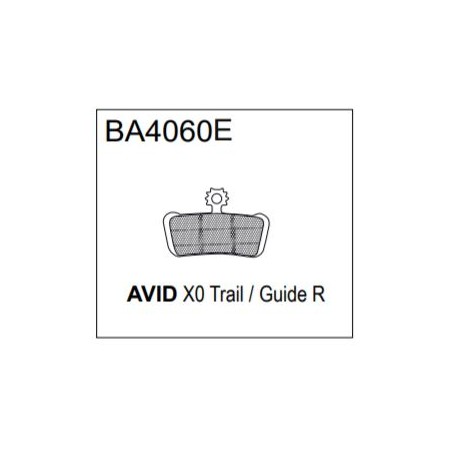BRAKE AUTHORITY BA4060E - AVID SRAM BRAKE PADS ELECTRIC