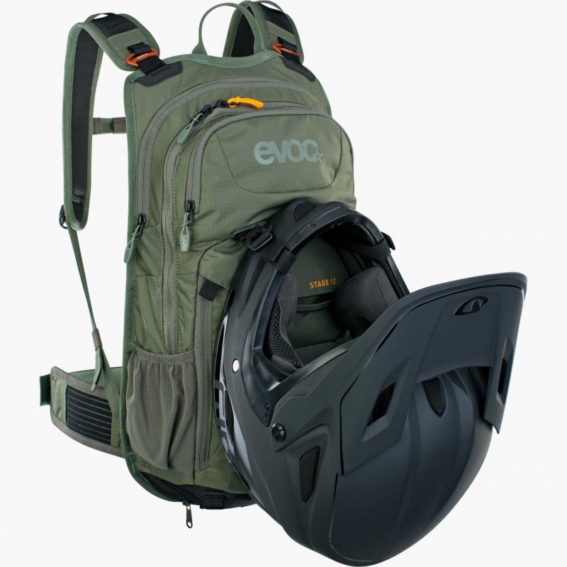 EVOC STAGE 12L Dark Olive Backpack
