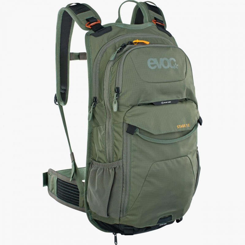 EVOC STAGE 12L Dark Olive Backpack