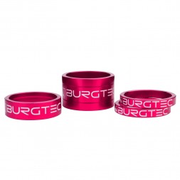 BURGTEC Stem Spacers ­Toxic Barbie Pink