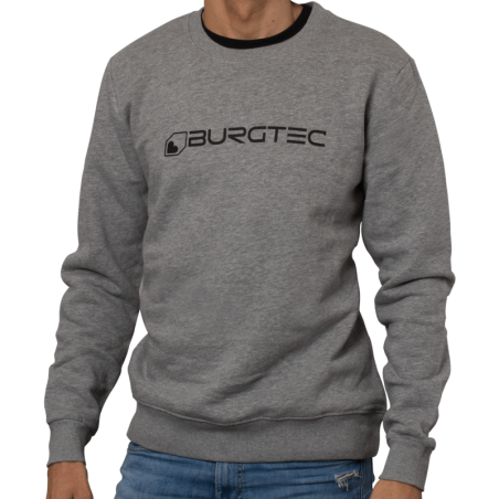 BURGTEC Grey Logo Sweater L