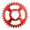 BURGTEC GXP 6mm Offset Thick Thin Chainring ­ Race Red 34T