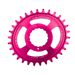BURGTEC Oval Cinch Thick Thin Chainring ­Purple Rain ­32T