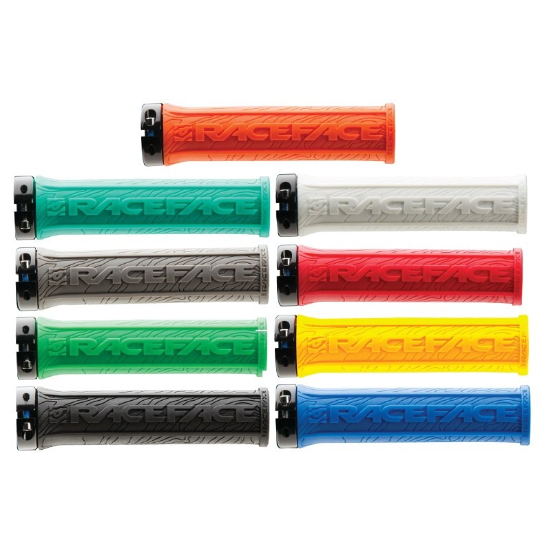 RACE FACE GRIP HALF NELSON W/LOCK TURQUOISE